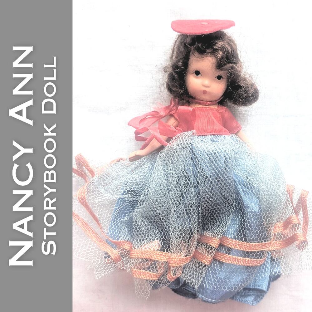 Nancy Ann Storybook Doll See Saw Marjory Daw #177 Original Box & Leaflet 1936-47